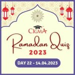 CIGMA Ramadan Quiz Day 22 14 April 2023