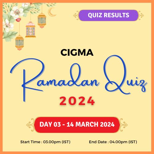Day 03 Day 03 Quiz Results 14 March 2024 - CIGMA Ramadan Quiz 2024 - Ramadan 2024 - Ramadan Mubarak - Ramazan - Results - Winners