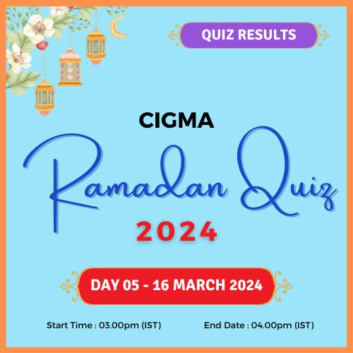 Day 05 Quiz Results 16 March 2024 - CIGMA Ramadan Quiz 2024 - Ramadan 2024 - Ramadan Mubarak - Ramazan - Results - Winners