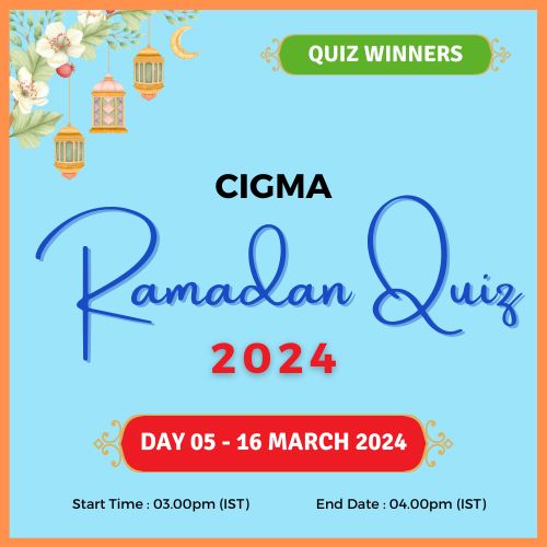 Day 05 Quiz Winners 16 March 2024 Ramadan 2024 | Ramadan Kareem | Ramadan Mubarak | Eid ul Fitr | Eid Al Fitr | Ramadan Sehri Iftari Timings | Quiz Winners 16 March 2024 - CIGMA Ramadan Quiz 2024 - Ramadan 2024 - Ramadan Mubarak - Ramazan - Results - Winners