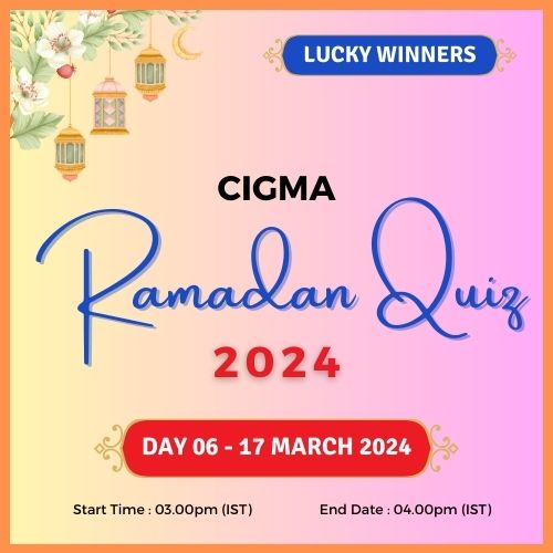 Day 06 Lucky Winners - CIGMA Ramadan Quiz 2024 - Ramadan 2024 - Ramadan Mubarak - Ramazan - Results - Winners Lucky Winners list Sunday Funday Winners