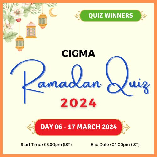 Day 06 Quiz Winners 17 March 2024 - CIGMA Ramadan Quiz 2024 - Ramadan 2024 - Ramadan Mubarak - Ramazan - Kareem - CIGMA Quiz - CIGMA Ramadan