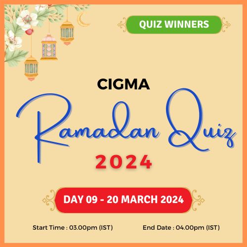 Day 09 Quiz Winners 20 March 2024 - CIGMA Ramadan Quiz 2024 - Ramadan 2024 - Ramadan Mubarak - Ramazan - Results - Winners
