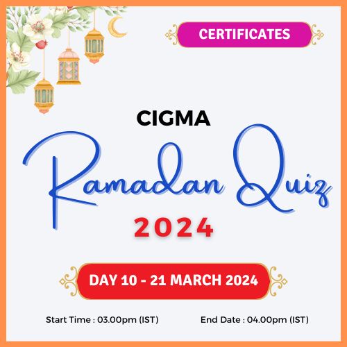 Day 10 Quiz Certificates 21 March 2024 - CIGMA Ramadan Quiz 2024 - Ramadan 2024 - Ramadan Mubarak - Ramazan - Questions-Results - Winners
