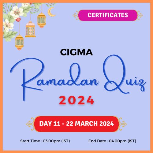 Day 11 Quiz Certificates 22 March 2024 - CIGMA Ramadan Quiz 2024 - Ramadan 2024 - Ramadan Mubarak - Ramazan - Questions-Results - Winners
