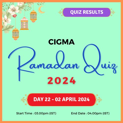 Day 22 Quiz Results 02 April 2024 - CIGMA Ramadan Quiz 2024 - Ramadan 2024 - Ramadan Mubarak - Ramazan - Kareem - CIGMA Quiz - CIGMA Ramadan
