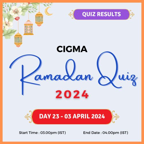 Day 23 Quiz Results 03 April 2024 - CIGMA Ramadan Quiz 2024 - Ramadan 2024 - Ramadan Mubarak - Ramazan - Kareem - CIGMA Quiz - CIGMA Ramadan