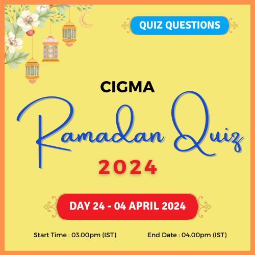 Day 24 Quiz Questions 04 April 2024- CIGMA Ramadan Quiz 2024 - Ramadan 2024 - Ramadan Mubarak - Ramazan - Results - Winners Eid ul Fitr Eid Al Fitr Ramzan Ramdan wishes