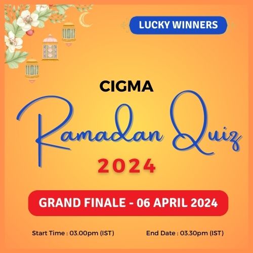 Grand Finale Quiz Questions Day 26 Ramadan 2024 06 April 2024- CIGMA Ramadan Quiz 2024 - Ramadan 2024 - Ramadan Mubarak - Ramazan - Results - Winners Eid ul Fitr Eid Al Fitr Ramzan Ramdan wishes
