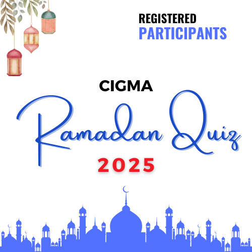 CIGMA Ramadan Quiz 2025 - Registered Participants