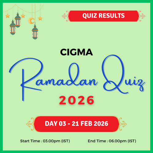 CIGMA Ramadan Quiz 2026 Day 03 Results