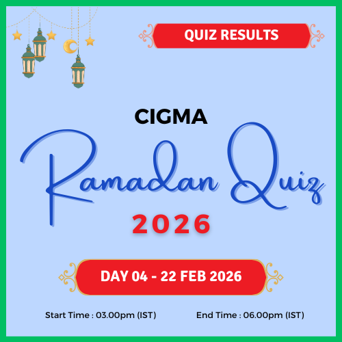 CIGMA Ramadan Quiz 2026 Day 04 Results