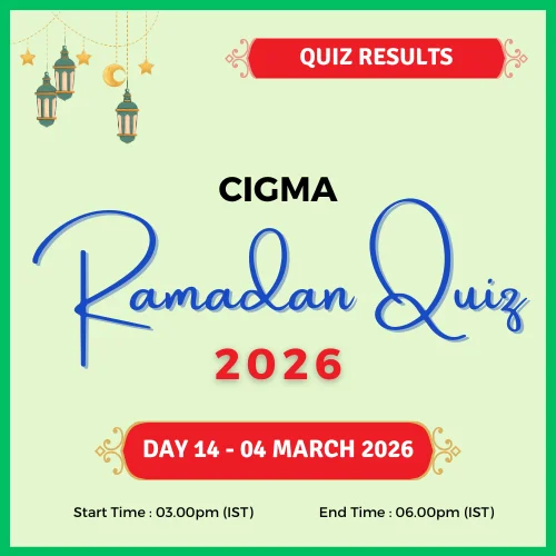 CIGMA Ramadan Quiz 2026 Day 14 Results
