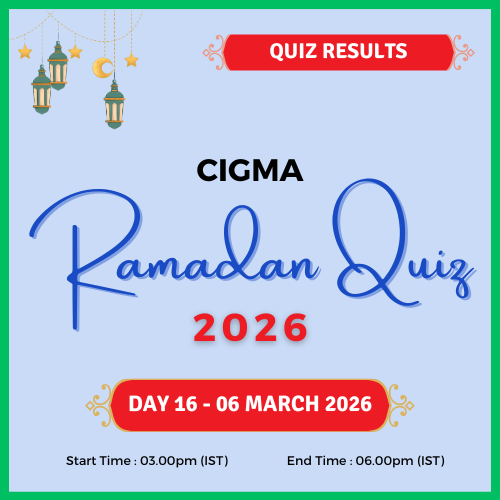CIGMA Ramadan Quiz 2026 Day 16 Results