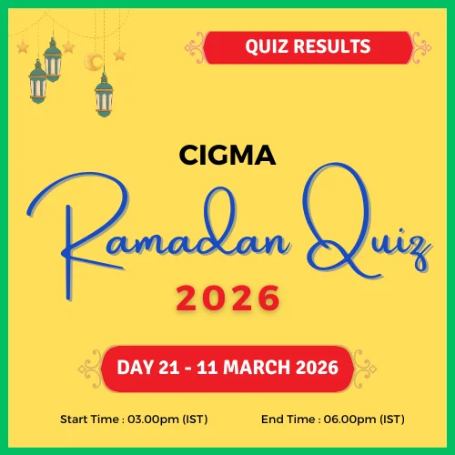 CIGMA Ramadan Quiz 2026 Day 21 Results