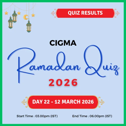 CIGMA Ramadan Quiz 2026 Day 22 Results